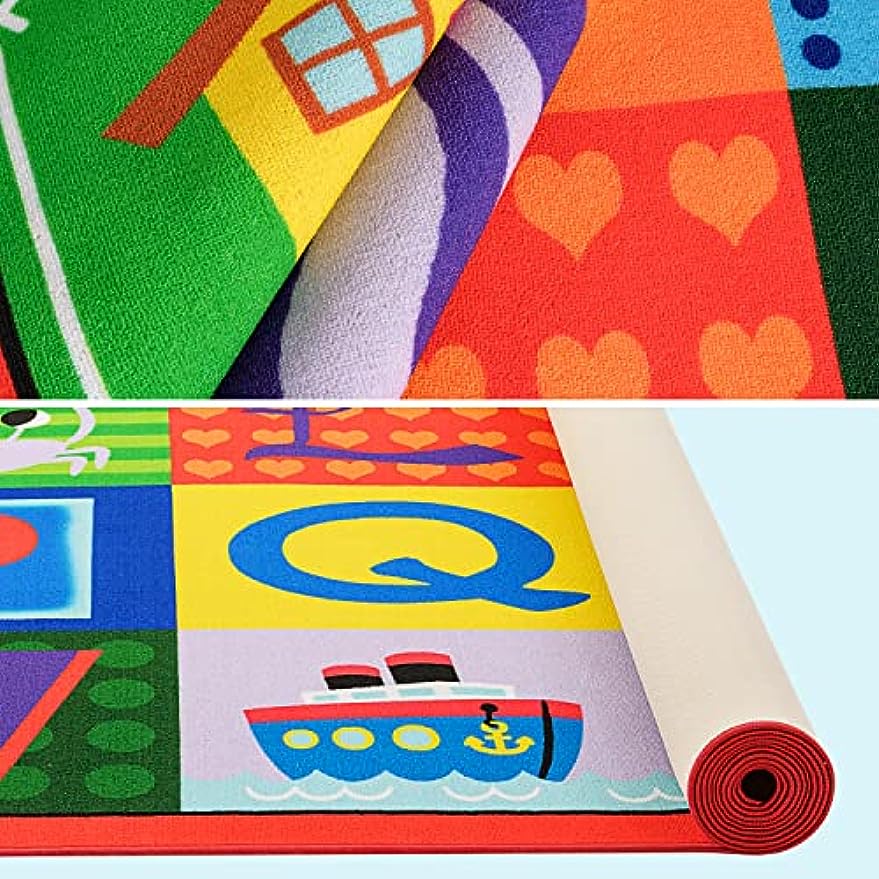 13'x7'5" Elementary Classroom Education Carpet for Kids 35 Seats Rugs