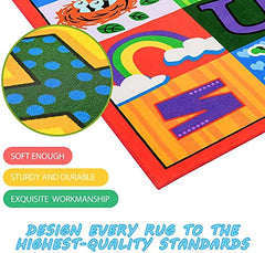 13'x7'5" Elementary Classroom Education Carpet for Kids 35 Seats Rugs